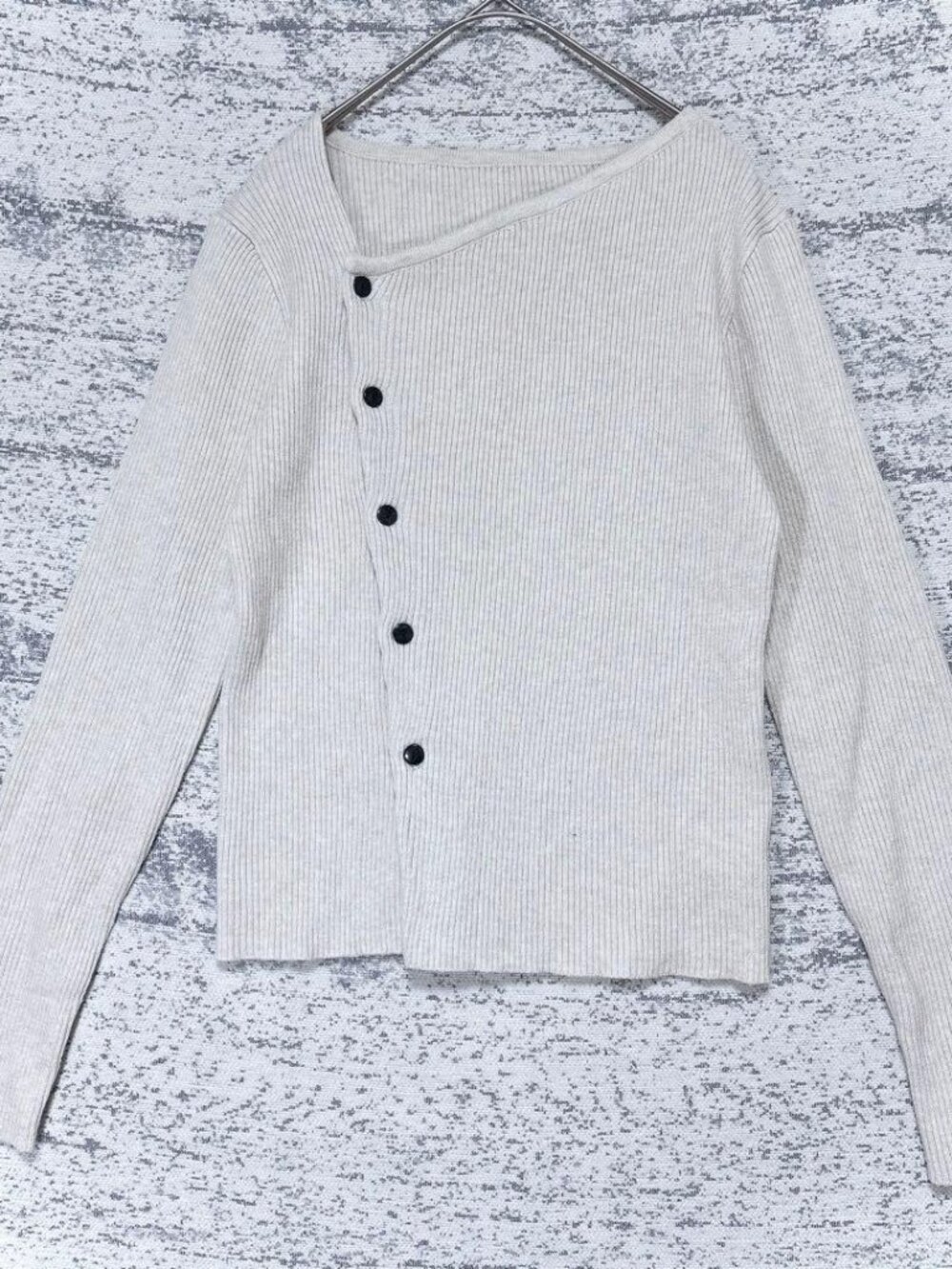 Theao Cardigan with Bijou Buttons Ivory
